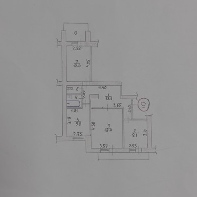 Продам трехкомнатную (3-комн.) квартиру, И.Г.Лексина ул, 54, Симферополь г