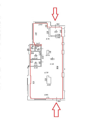 Сдам коммерческое помещение 134 м2, Богатырский пр-кт, 2а, Санкт-Петербург г