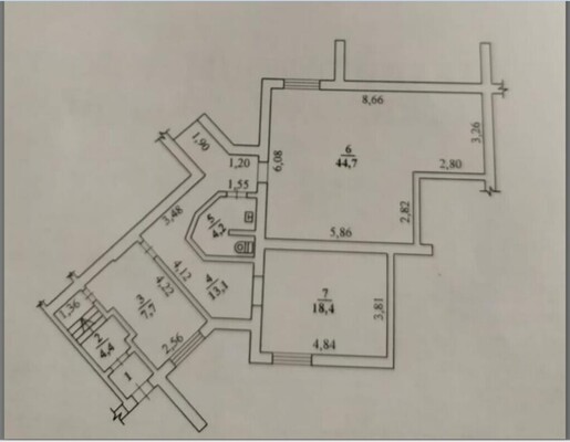 Продам трехкомнатную (3-комн.) квартиру, 60 лет СССР ул, 10, Алушта г