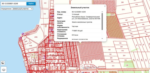 Продам участок 6 соток, ИЖС, Набережная ул, Николаевка пгт, 0 км от города