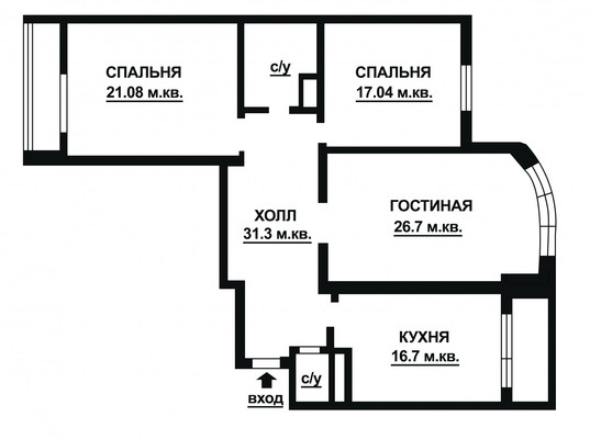 Продам трехкомнатную (3-комн.) квартиру, Дзержинского ул, 6, Кокошкино дп