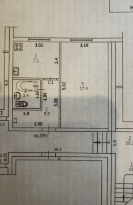 Продам однокомнатную (1-комн.) квартиру, Садовая ул, 26В/2, Шепси с