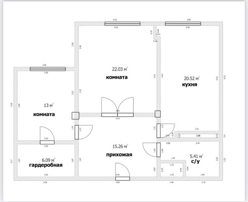 Продам двухкомнатную (2-комн.) квартиру, ОДС ул, 3, Нальчик г