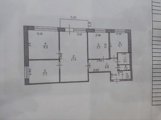 Продам многокомнатную квартиру, 19, Дружба п