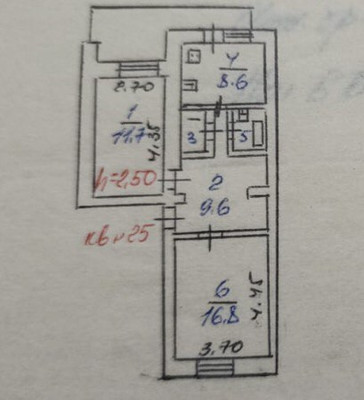 Продам двухкомнатную (2-комн.) квартиру, Мовсисяна ул, 20, Нальчик г