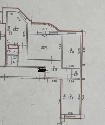 Сдам трехкомнатную (3-комн.) квартиру, Латышских Стрелков ул, 15к3, Санкт-Петербург г