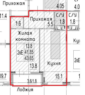 Продам однокомнатную (1-комн.) квартиру, Чайная ул, 2, Бугры п