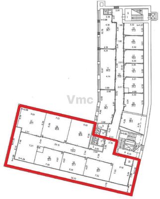 Сдам офисное помещение 378,6 м2, Каланчевская ул, 15А, Москва г
