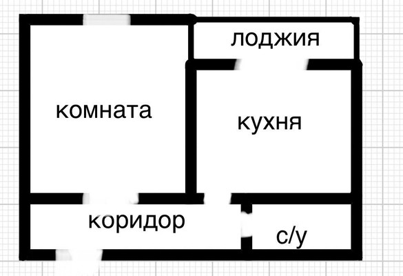 Продам однокомнатную (1-комн.) квартиру, Звонкий пер, 3, Цемдолина с