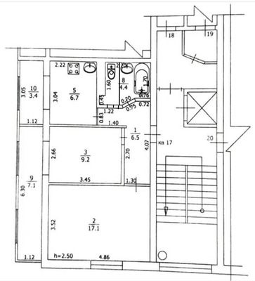 Продам двухкомнатную (2-комн.) квартиру, Звездная ул, 39, Туапсе г