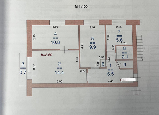 Продам трехкомнатную (3-комн.) квартиру, Котельникова ул, 1, Богородск г