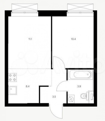 Продам двухкомнатную (2-комн.) , Халитова ул, 4к1, Казань г