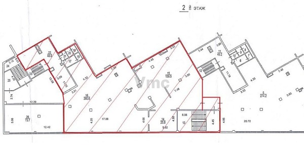 Сдам коммерческое помещение 502 м2, Архитектора Власова ул, 6 1, Москва г