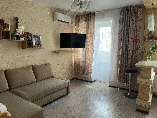 Продам однокомнатную (1-комн.) квартиру, Барыкина (Зенино ЖК Самолёт мкр.) ул, 4, Люберцы г