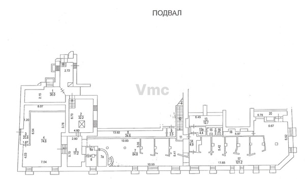 Сдам офисное помещение 480 м2, Лялин пер, 11-13/1 2, Москва г
