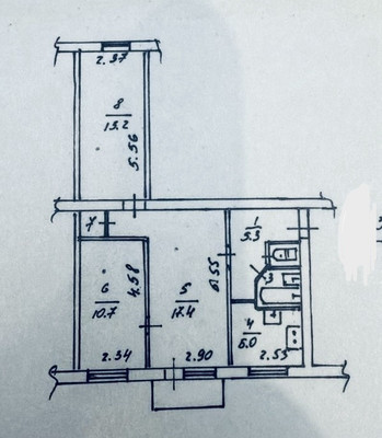Продам трехкомнатную (3-комн.) квартиру, Ленина ул, 47, Алушта г