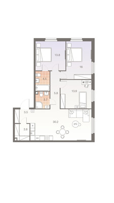 Продам многокомнатную квартиру (долевое), Электролитный проезд, вл12кБ, Москва г