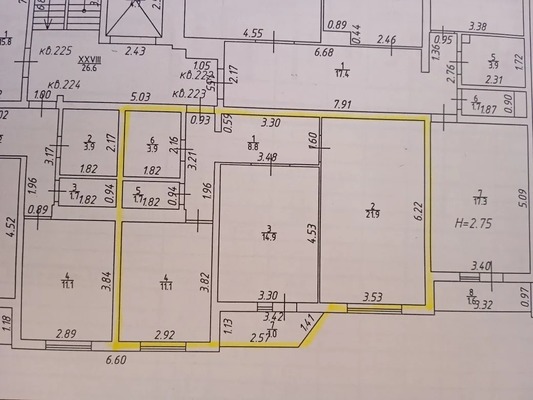 Продам двухкомнатную (2-комн.) квартиру, Южная ул, 7, Новороссийск г