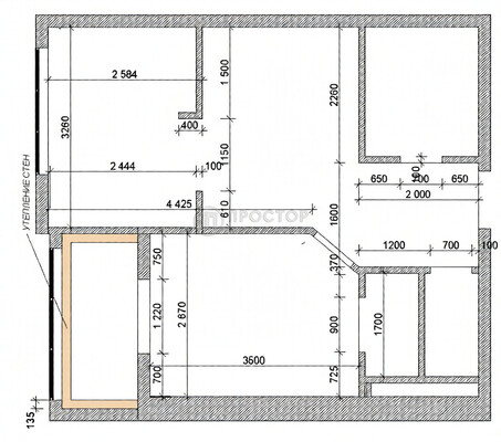 Продам двухкомнатную (2-комн.) квартиру, Коломенский проезд, 21, Москва г