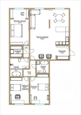 Продам многокомнатную квартиру, Петровская коса, 6к1, Санкт-Петербург г