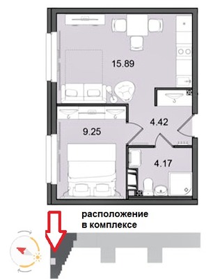 Продам однокомнатную (1-комн.) квартиру, Витебский пр-кт, 99к1, Санкт-Петербург г