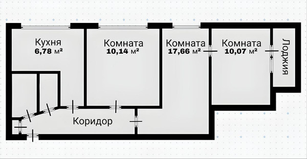 Продам трехкомнатную (3-комн.) квартиру, Шотмана ул, 12Жк1, Санкт-Петербург г