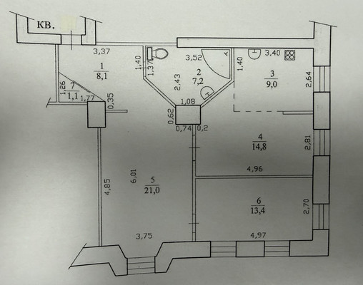 Продам трехкомнатную (3-комн.) квартиру, Пионерская ул, 8, Комсомольск-на-Амуре г