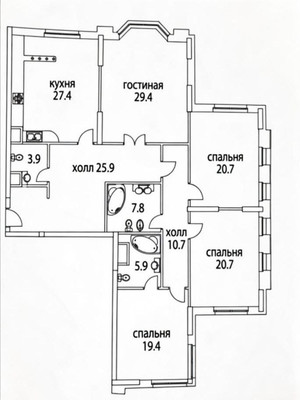 Продам многокомнатную квартиру, Авиационная ул, 77к2, Москва г
