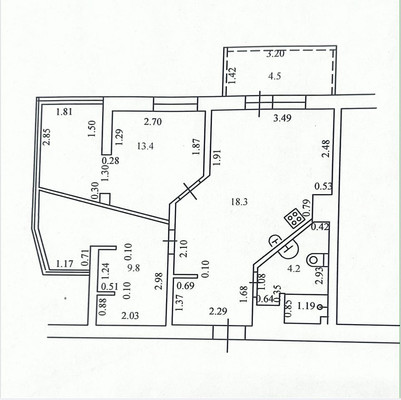 Сдам трехкомнатную (3-комн.) квартиру, Санаторная (Лицейский снт) ул, 63к1, Сочи г