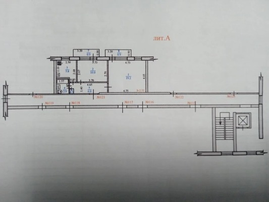 Продам двухкомнатную (2-комн.) квартиру, Мысхакское ш, 46, Новороссийск г