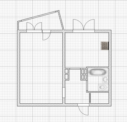 Продам однокомнатную (1-комн.) квартиру, 22 съезда КПСС ул, 45, Брянск г