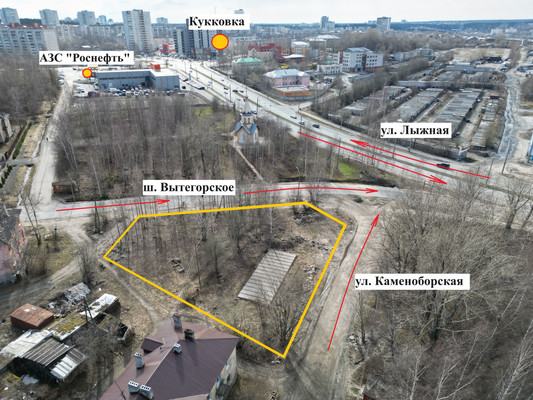 Продам участок 19,46 соток, ИЖС, Вытегорское (Кукковка р-н) ш, 3, Петрозаводск г, 0 км от города