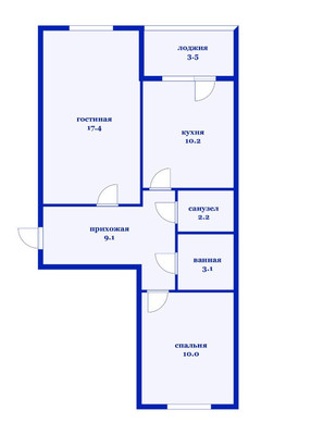 Продам двухкомнатную (2-комн.) квартиру, им. генерала Корнилова ул, 14, Краснодар г