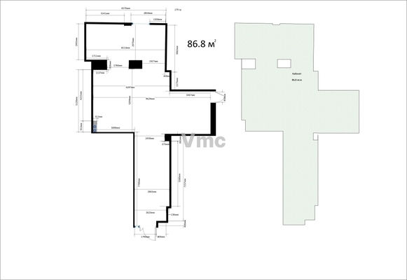 Продам торговое помещение 994,8 м2, Зелёный пр-кт, 19, Москва г