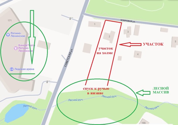 Продам участок 21 соток, ИЖС, Бобровая ул, 2, Ленинское п, 0 км от города