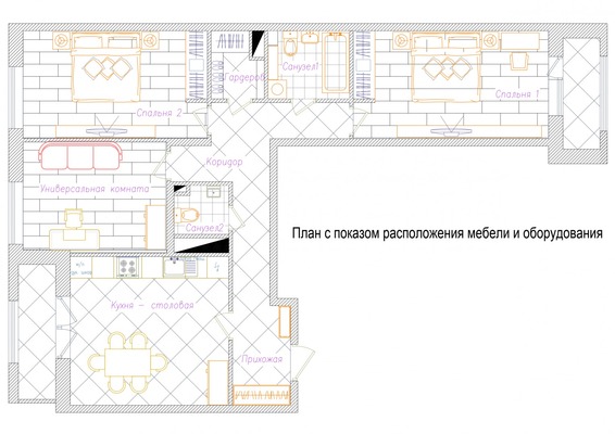 Сдам трехкомнатную (3-комн.) квартиру, Уральская ул, 25, Санкт-Петербург г
