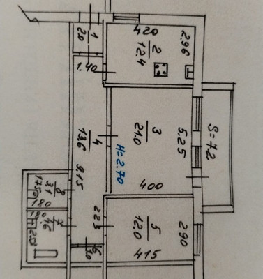 Продам двухкомнатную (2-комн.) квартиру, Вятская ул, 65к1, Ростов-на-Дону г