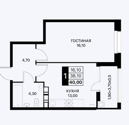 Продам однокомнатную (1-комн.) квартиру, Берберовская ул, 17к1, Ростов-на-Дону г