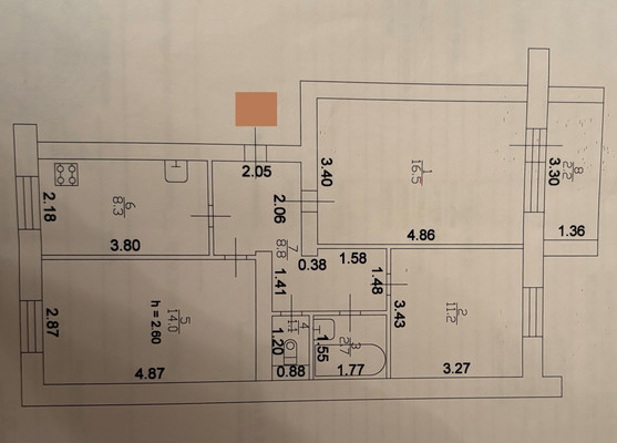 Продам трехкомнатную (3-комн.) квартиру, Хлебозаводская ул, 9, Казань г