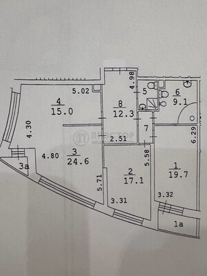 Продам трехкомнатную (3-комн.) квартиру, Архитектора Власова ул, 8, Москва г