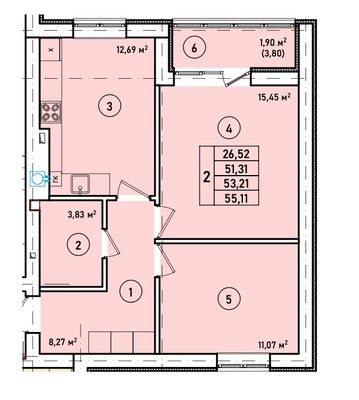 Продам двухкомнатную (2-комн.) квартиру (долевое), Краковский б-р, Гурьевск г