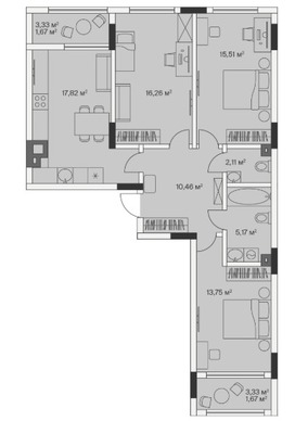 Продам трехкомнатную (3-комн.) , 2-й Портовый пер, 2, Малое Исаково п