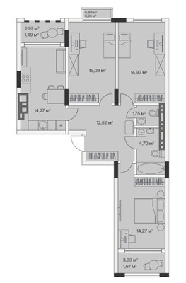 Продам трехкомнатную (3-комн.) , 2-й Портовый пер, 4, Малое Исаково п
