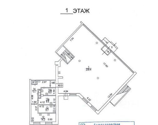 Продам коммерческое помещение 372 м2, Спартаковская ул, 18 1, Москва г