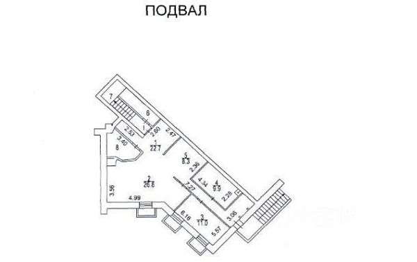 Продам коммерческое помещение 372 м2, Спартаковская ул, 18 1, Москва г