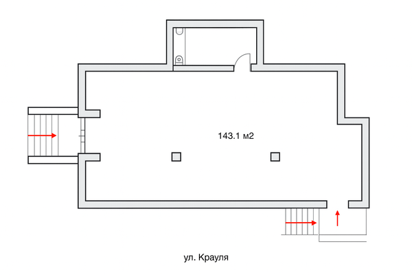 Сдам коммерческое помещение 143,1 м2, Крауля ул, 65, Екатеринбург г
