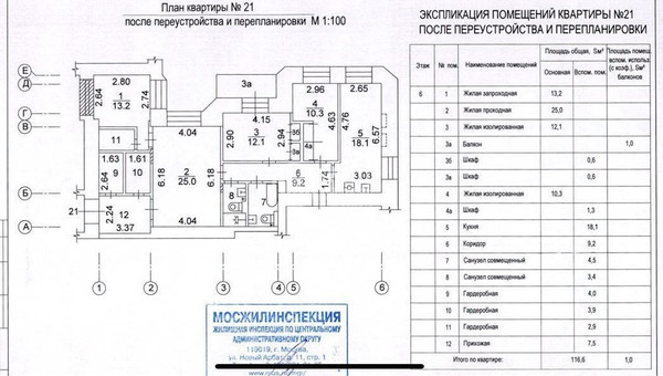 Продам многокомнатную квартиру, 1-й Басманный пер, 12, Москва г