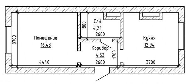 Продам однокомнатную (1-комн.) квартиру, Солнечная ул, 8к5, Нальчик г