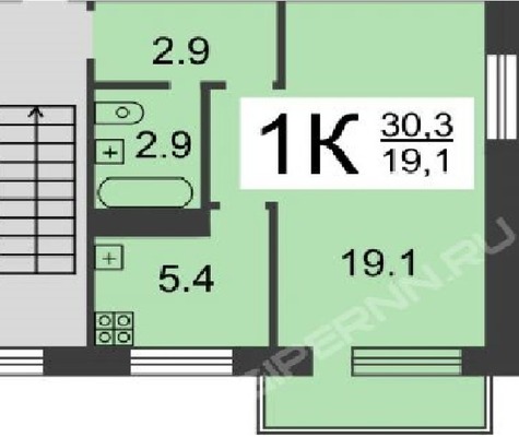 Продам однокомнатную (1-комн.) квартиру, Южное ш, 26, Нижний Новгород г