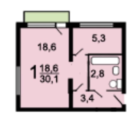 Продам однокомнатную (1-комн.) квартиру, Беговая аллея, 5к1, Москва г